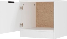 vidaXL Κομοδίνο Λευκό 40 x 39 x 40 εκ.