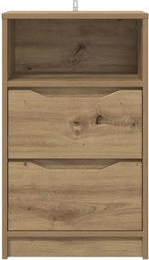 vidaXL Κομοδίνα 2 τμχ. Artisan Δρυς 40 x 30 x 67 cm Επεξεργασμένο Ξύλο