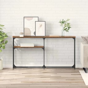 vidaXL ΤραπέζιΚονσόλας Παλιό Ξύλο 145 x 22,5 x 75 εκ.