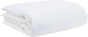 vidaXL Σετ Παπλωμάτων με μαξιλάρι 3 pcs Λευκό Φτέρος