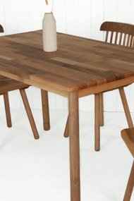Τραπέζι Μασίφ Καρυδιάς Ξύλινο 115x80x74.5 cm