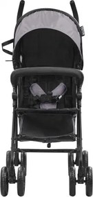 VEVOR Lightweight Stroller Compact Easy Fold Adjustable Backrest Light Gray/Black