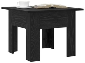 vidaXL Τραπέζι Καφέ Μαύρη Δρυς 55 x 55 x 42 εκ
