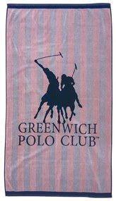 Πετσέτα Θαλάσσης 3775 Nude-Ivory Greenwich Polo Club Θαλάσσης 90x180cm 100% Βαμβάκι