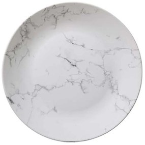 Πιάτο 07.154725A Φ27cm Κεραμικό Marble White Κεραμικό