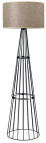 Επιδαπέδιο Φωτιστικό E27 Φ40 128x35 Arkolight-8420-3/40-Καφέ 8420-3/40