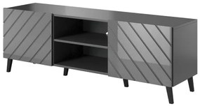 TV stand 150 ABETO mat grey/ gloss grey DIOMMI CAMA-ABETO-RTV-150-GRA/GRA