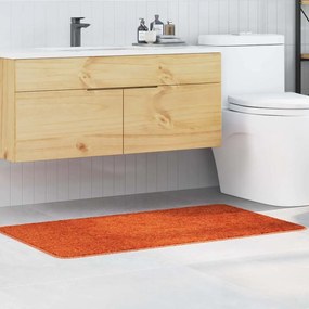 vidaXL Πατάκι Μπάνιου Ορθογώνιο Πορτοκαλί 70x120 εκ. Πολυπροπυλένιο Αντιολισθητικό