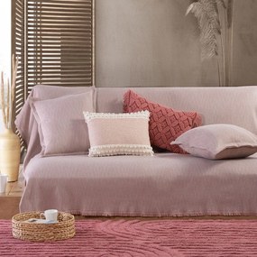 Ριχτάρι Colton Pink Nef-Nef Τριθέσιο 170x300cm Βαμβάκι-Πολυέστερ