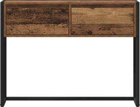vidaXL End Table Παλιό Ξύλο 100 x 36 x 75 εκ. Επεξεργασμένο ξύλο