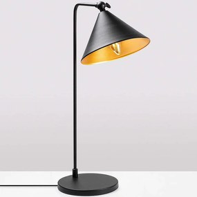 Φωτιστικό Επιτραπέζιο Konika 942FLG1821 24x26x50cm 1xE14 40W Black-Gold Opviq
