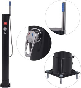 vidaXL Ντους Ηλιακό 8 Λίτρων από PVC/Ατσάλι