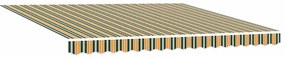 vidaXL Σκηνίτσα Αναδιπλούμενη with 400 x 350 εκ Πράσινο και κίτρινο