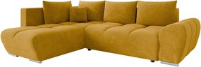 Γωνιακός καναπές Forrest-Moustardi-Αριστερή - 290.00Χ183.00Χ85.00cm