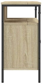 vidaXL Ντουλάπι Νιπτήρα Μπάνιου Sonoma Δρυς 80x30x60 εκ. Επεξ. Ξύλο