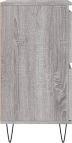 vidaXL Ντουλάπι Γκρι Sonoma 60x35x70 εκ. από Επεξεργασμένο Ξύλο