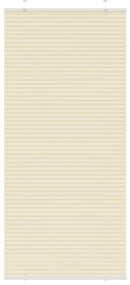 vidaXL Πλισέ περσίδα Κρέμα 85x200 cm Πλάτος υφάσματος 84,4 cm