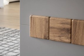 Dakar Τραπεζάκι Σαλονιού Γκρι 110x70x45