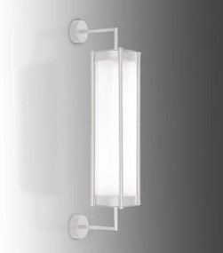 Φωτιστικό Τοίχου 01484 5W LED 3000K 400Lm 16,5x70cm Silver Luma