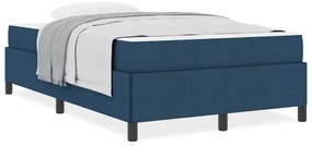 vidaXL Κρεβάτι με ελατήρια Μπλε και Μαύρο 120 x 190 cm