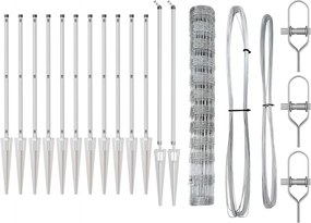 vidaXL Στύλος Περιφράξεων Γαλβανισμένο 25 x 1,2 μ Ατσάλι