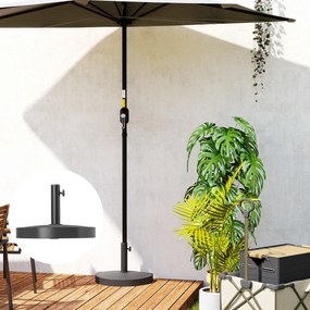 Βάση ομπρέλας από σκυρόδεμα, βάση ομπρέλας μισής στρογγυλής, βάση ομπρέλας, βάρος ομπρέλας για ομπρέλα 32/38/48mm