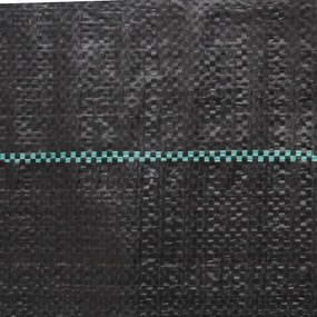 vidaXL Μεμβράνη Εδαφοκάλυψης Μαύρη 1x50 μ. από Πολυπροπυλένιο