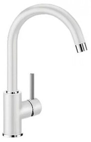 Blanco Mida SILGRANIT®-Look White Μπαταρία Κουζίνας με Περιστρεφόμενο Ρουξούνι