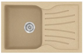 Sanitec Classic 327 Granite Cappucino Ένθετος Νεροχύτης