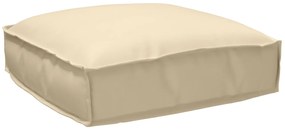 vidaXL Μαξιλάρι παλέτας για κάθισμα Μπεζ 50 x 50 x 12 cm Ύφασμα Oxford