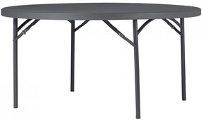 15200 PLANET Ø150 πτυσσόμενο τραπέζι ροτόντα Ø152,40xH74,3cm Βάση : Μεταλλική - Ηλεκτροστατική βαφή πούδρας