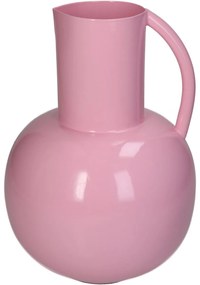 Βάζο ArteLibre Ροζ Μέταλλο 17x17.5x25cm