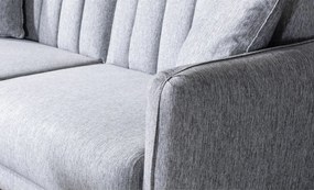 3-Seat Sofa-Bed Aqua - Grey Grey