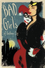 Εκτύπωση τέχνης Bad Girls of Gotham City, (26.7 x 40 cm)