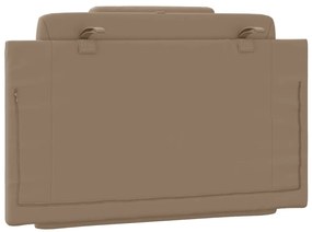 vidaXL Μαξιλάρι για Κεφαλάρι Viana Καπουτσίνο 90 εκ. από Συνθετικό Δέρμα