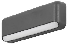 Απλίκα Φωτιστικό Τοίχου Led Αλουμίνιο Mocca H7,5 Φ24 ForLight-PX-0493-NEG-Μαύρο PX-0493-NEG