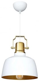 Φωτιστικό Οροφής 780SGN4606 Φ22x120cm 1xE27 40W White-Gold Opviq