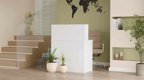 Τραπέζι Υποδοχής Λευκό CEBAL 90x44.5x110
