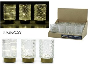 Λάμπα Διάφανο Γυαλί Φ8.5CMxH13CM Σε 3 Σχέδια-06512562