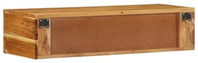 Επίτοιχο ντουλάπι τηλεόρασης 80x30x19 cm Μασίφ ξύλο ακακίας 4017463