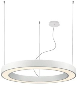 Κρεμαστό Φωτιστικό Οροφής LED 88W 4000Κ Φ120cm Ring Viokef 3915-0012-4-W-N Λευκό