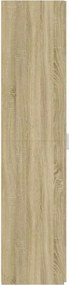 vidaXL Ντουλάπι Sonoma Δρυς 30x42,5x185 εκ. από Επεξεργασμένο Ξύλο