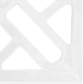 vidaXL Βάση Ομπρέλας Λευκή 44 x 44 x 31 εκ. από Χυτοσίδηρο