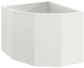 vidaXL Γωνιακό Ροδόδεντρο Λευκό 45 x 45 x 35 cm Ατσάλι