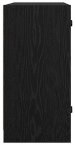 vidaXL Βοηθητικό ντουλάπι Μαύρη Οξυά 68 x 37 x 75,5 εκ