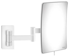 Καθρέπτης Μεγεθυντικός Επτοίχιος με Διπλό Βραχίονα Μεγέθυνση x3 White Mat Sanco Cosmetic Mirrors MR-301-M101