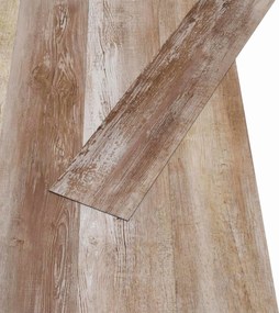 vidaXL Πλάκες Δαπέδου 36 pcs Καφέ 5,02 m² PVC