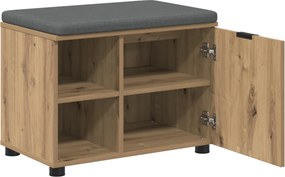 vidaXL Παγκάκι Χαλωρίου Τεχνίτικη Δρυς 60 x 38 x 46 εκ