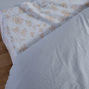 Σεντόνια Υπέρδιπλα (Σετ) Nef-Nef Homeware Premium Foxy Silver - Blue