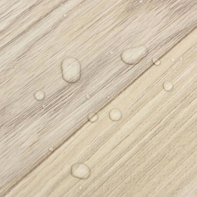 vidaXL Αυτοκόλλητα Πλάκες Δαπέδου Μπεζ Ριγέ 30,5 x 30,5 εκ 20 τεμ. PVC